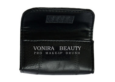 Высококачественный кожаный косметический крен случая организатора для короткого макияжа чистит черноту щеткой сумки мешка