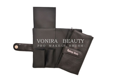 Черное портмоне перемещения держателя карандаша сумки муфты крена макияжа мешка ПУ косметическое