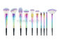 Красивый набор щетки макияжа волокна природы ПК радуги 10 для салона и ежедневной пользы