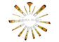 15 синтетических коротких щеток боди-арта искусства ручки для Акрылик, гуаши масла &amp; картины стороны
