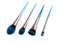 Красивыми голубыми ручка макияжа цвета градиента синтетическими гальванизированная щетками сплющенная