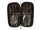 Сумка портативного держателя сумки щетки макияжа косметического многофункциональная с внутренней сумкой для перемещения &amp; дома, черной
