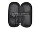Высококачественный черный небольшой двойной держатель гигиенической косметикаи перемещения сумки щетки макияжа молнии