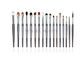 Природа набора щетки макияжа контура собрания 23 ПКС роскошная самая точная щетинится/первоначальная ручка черного дерева