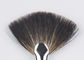 Высококачественная небольшая мягкая щетка макияжа вентилятора с естественными волосами енота