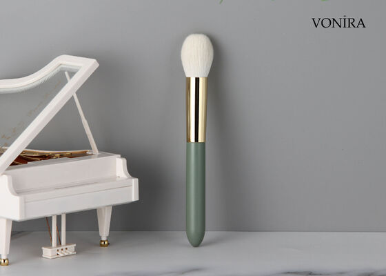 Vonira Custom Wholesale Natural Goat Hair Makeup Small Round Powder Brush с обслуживанием частного лейбла