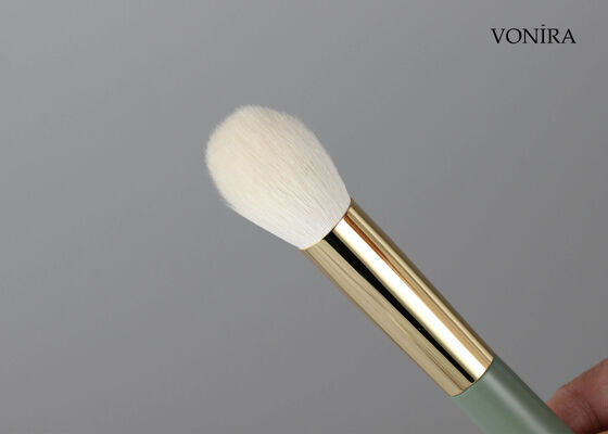 Vonira Custom Wholesale Natural Goat Hair Makeup Small Round Powder Brush с обслуживанием частного лейбла