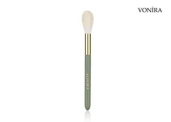 Vonira Custom Wholesale Natural White Goat Hair Makeup Long Blending Powder Brush с сервисом частного лейбла