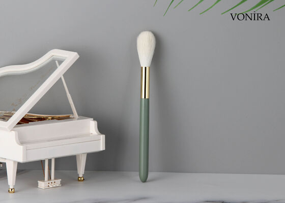 Vonira Custom Wholesale Natural White Goat Hair Makeup Long Blending Powder Brush с сервисом частного лейбла