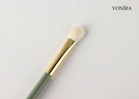 Vonira Custom Wholesale Natural White Goat Hair Fan Eye Blending Brush с обслуживанием частного лейбла