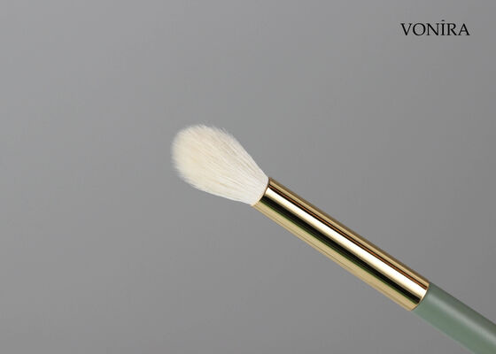 Vonira Custom Wholesale Natural White Goat Hair Conical Eye Blending Brush с обслуживанием частного лейбла
