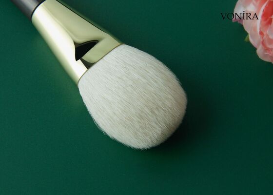 Vonira Custom Wholesale натуральные белые козьи волосы плоские темно-коричневые ручка глазные карандаши макияжная кисть