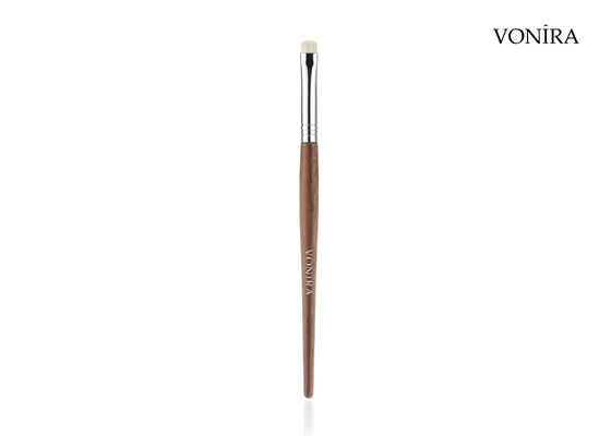 Кисть для макияжа Vonira Custom Wholesale Natural White Goat Hair Brown Ebony Handle Makeup Detail Eye Shader Brush