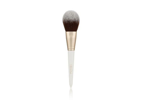 Макияж Vonira Beauty Studio Плоская порошкообразная кисть с золотой алюминиевой ферруловой березовой деревянной ручкой