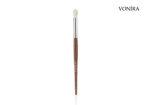 Vonira Custom Wholesale Natural White Goat Hair Brown Ebony Handle Smoky Eye Диффузионная щетка для дымящихся глаз